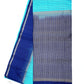 Sky Blue with Purple Color Pure Silk Saree