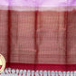 Pink with Maroon Color Pure Silk Saree