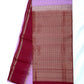 Pink with Maroon Color Pure Silk Saree