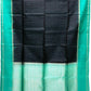 Bottle Green with Green Color Pure Silk Saree