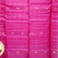 Baby Pink with Grey Color Pure Silk Saree