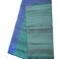 Navy Blue with Green Color Pure Silk Saree