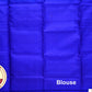 Sea Blue with Purple Color Pure Silk Saree