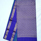 Sea Blue with Purple Color Pure Silk Saree