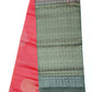 Pure Silk Handloom Soft Silk Saree – Tomato Red with Olive Green Zari Pallu
