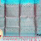 Sea Blue with Gold Color Pure Silk Saree