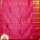 Rose with Gold Color Kanjivaram Pure Silk Saree