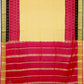 Mustard with Maroon Color Mysore Pure Silk Saree