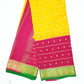 Yellow with Maroon Color Mysore Pure Silk Saree