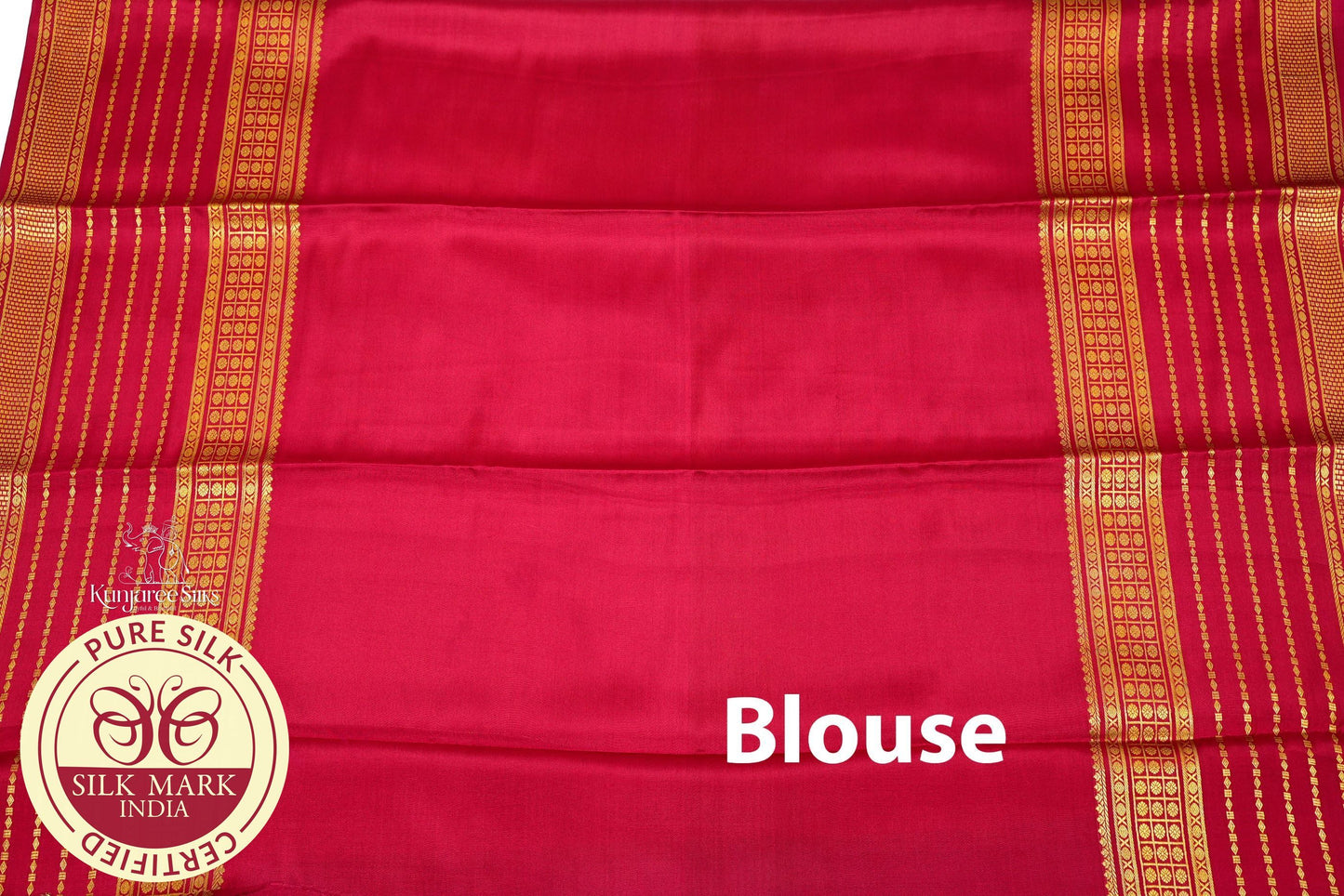 Sky Blue with Maroon Color Mysore Pure Silk Saree