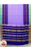 Purple with Light Green Color Mysore Silk Saree