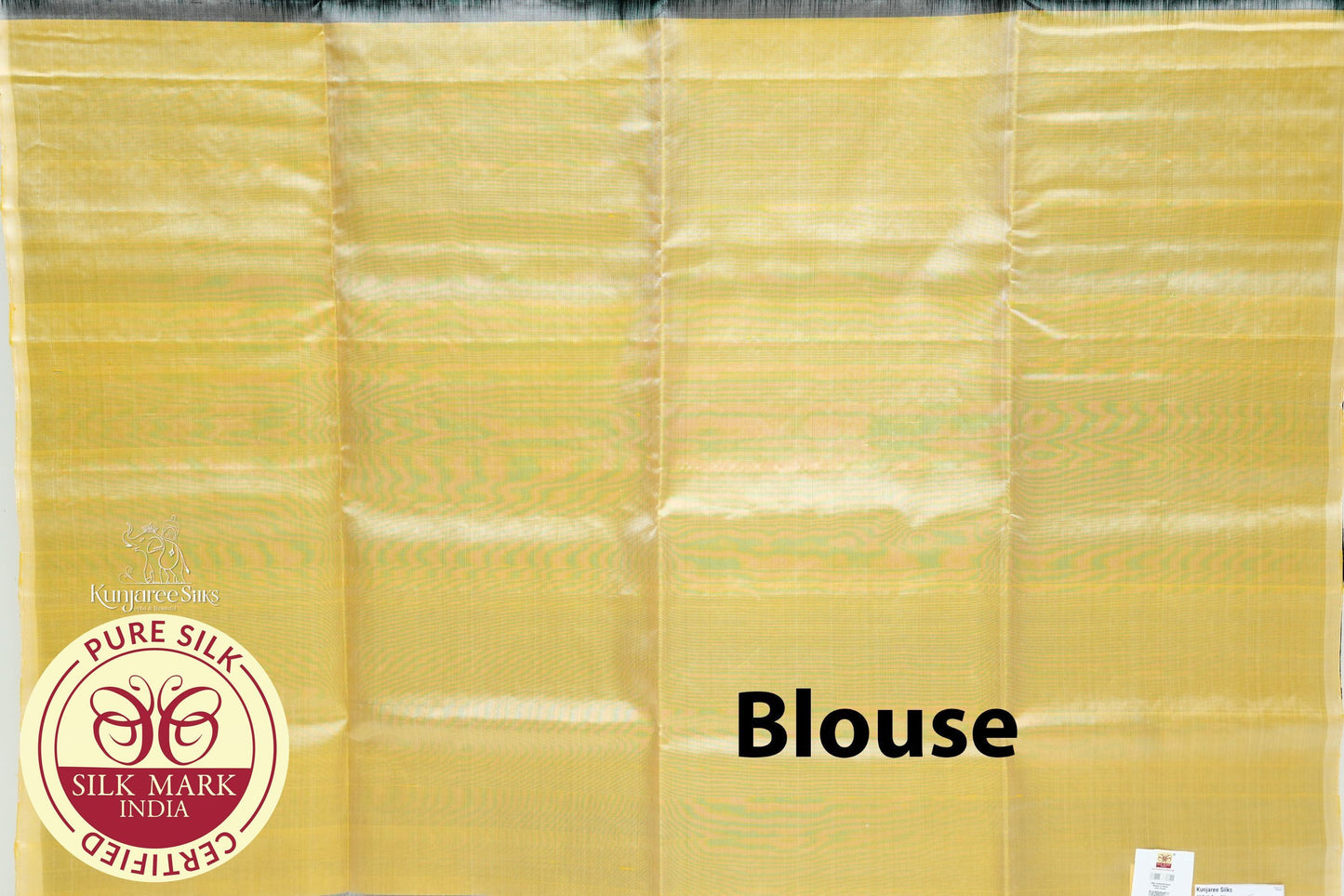 Bottle Geen with Lemon Yellow Color Pure Silk Saree