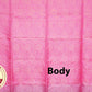 Baby Pink with Bluish Green Color Pure Silk Saree