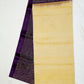 Purple with Lemon Yellow Color Pure Silk Saree