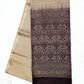 Biscuit with Brown Color Pure Silk Saree