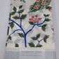 Elegant Kerala Cotton Saree with Peacock & Floral Heritage Print | Silver Kasavu Border