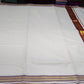Kerala Cotton Saree with Traditional Maroon Kasavu Border