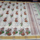 Traditional Kerala Cotton Saree with Folk Dance Print & Golden Kasavu Border