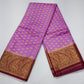 Semi Silk Butta Saree – Lavender Purple with Wine Purple Rich Zari Border & Grand Pallu