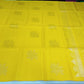 Pure Handloom Soft Silk Borderless Saree – Bright Lemon Yellow Self Zari Weave