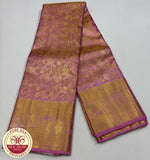 Baby Pink with Gold Color Kanjivaram Pure Silk Saree