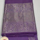 Barbie Purple with Silver Color Kanjivaram Pure Silk Saree