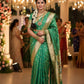 Emerald Green Paithani Silk Saree