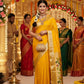 Mustard Yellow Paithani silk saree