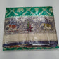 Bridal Emerald Green Banarasi Silk Saree with Royal Blue Silver Zari Border