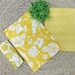 Vibrant Mustard Yellow Floral Printed Unstitched Salwar Suit with Dupatta