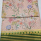 Mysore Silk Kalamkari Saree in Cream with Green Zari Pallu