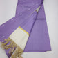 Royal Lavender Cotton Silk 3PC Salwar Suit Dress Material with Elegant Zari Border Dupatta
