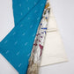 Royal Peacock Blue Cotton Silk Salwar Suit with Kalamkari Dupatta – 3PC Dress Material