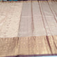 Champagne Beige & Antique Gold with Coffee Brown Border