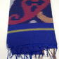 Cotton Silk Saree in Royal Blue with Traditional Ikat Design Pallu