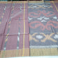 Cotton Silk Saree in Dusty Mauve with Traditional Ikat Designer Pallu