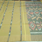 Cotton Silk Pochampally Ikat Saree in Olive Mustard with Traditional Designer Pallu