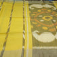 Cotton Silk Pochampally Ikat Saree in Sunshine Yellow with Designer Ikat Pallu