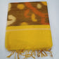 Cotton Silk Pochampally Ikat Saree in Sunshine Yellow with Designer Ikat Pallu