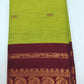 Kalyani Cotton Saree in Parrot Green with Wine Purple Zari Pallu