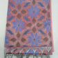 Meena Tissue Saree in Blush Pink with Powder Blue Floral Weaves & Silver Grey Accents