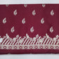Wine Maroon Banarasi Mashroo Silk Saree with Antique Silver Zari Buttis