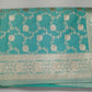 Aqua Blue Banarasi Mashroo Silk Saree with Silver Zari Floral Jaal & Rich Woven Pallu