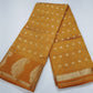 Mustard Gold Tussar Semi Silk Saree with Antique Gold Paisley Weaving