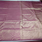 Designer Satin Silk Saree – Royal Wine Purple with Golden Zari Geometric Weaving