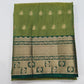 Pista Green Dual Shade Tussar Semi Silk Saree with Emerald Green Zari Border