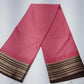 Mysore Silk Saree in Rose Pink with Coffee Brown Gold Zari Border & Pallu