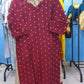 Elegant Maroon Printed Co-Ord Set for Women – Ready-to-Wear Ethnic Wear