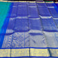 Kanjivaram Dual Tone Saree with Royal Blue Rich Zari Pallu & Traditional Buttas