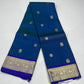 Dual Tone Saree – Peacock Blue & Royal Blue with Grand Zari Pallu